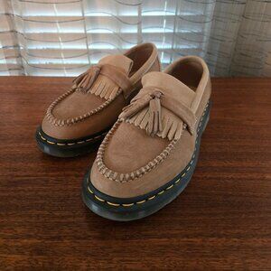 Dr Marten Adrian Tan Nubuck Tassel Loafers size 41, like new